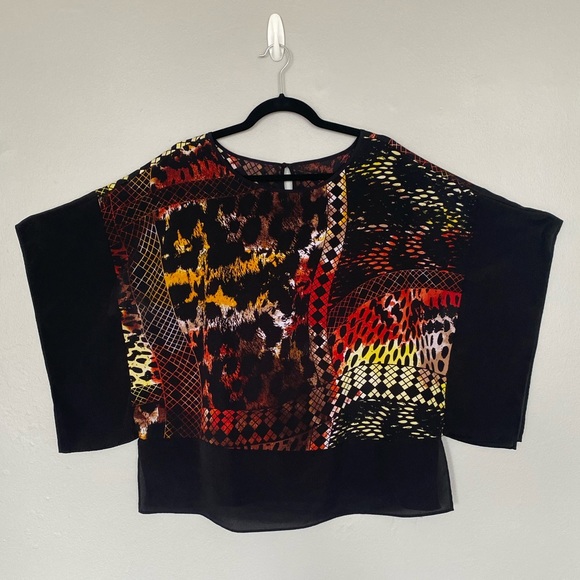 Multi-Color Flair Blouse - Picture 5 of 5